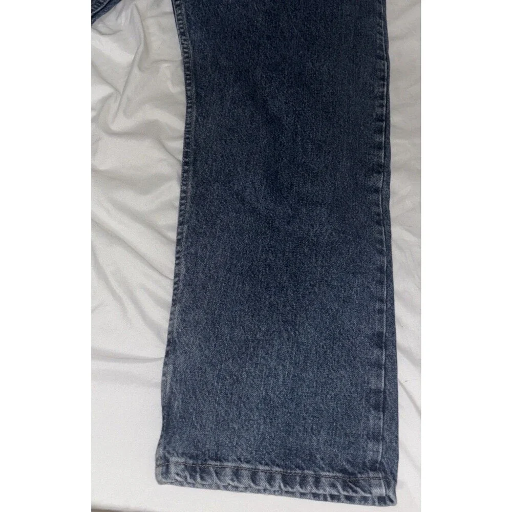 Wrangler Relaxed Fit Jeans Men 46 X30 Blue Med Wash Denim Pants Big And Tall C